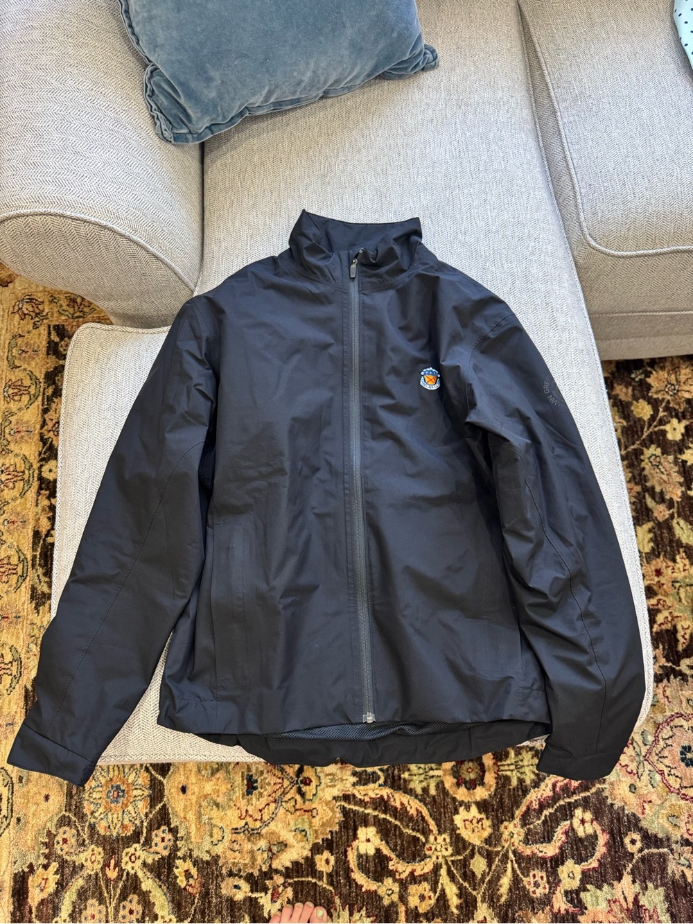 Galvin Green Mens Golf Waterproof Rain Jacket Bel Air CC Logo Size M Black